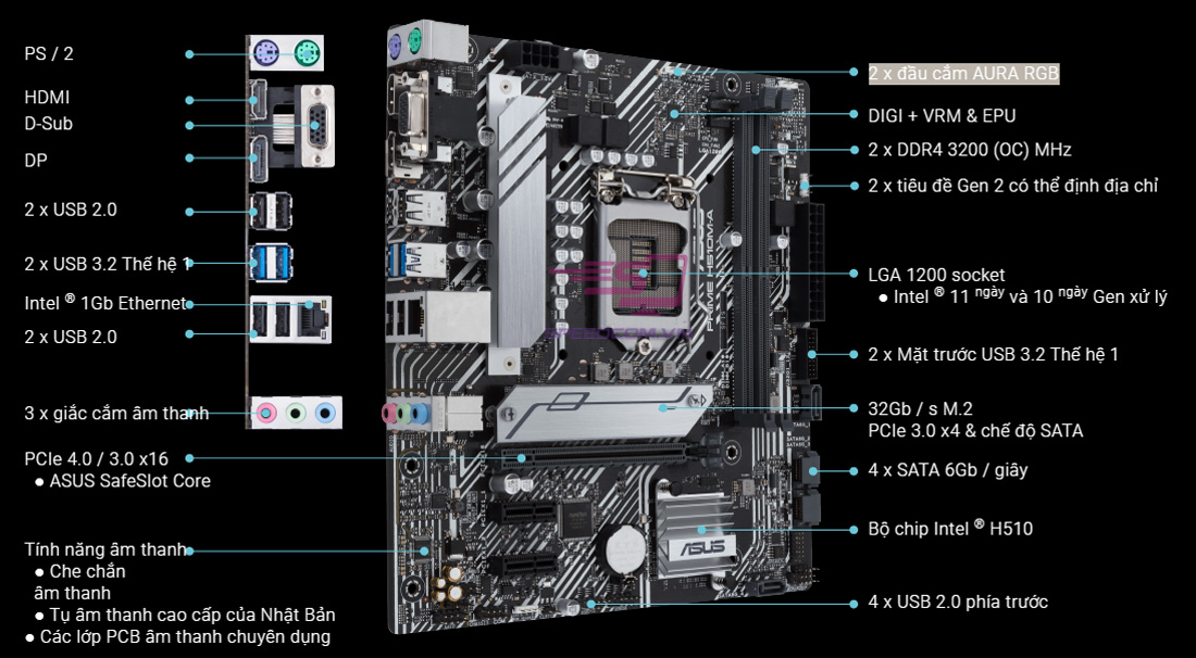 Mainboard-ASUS-Prime-H510M-A