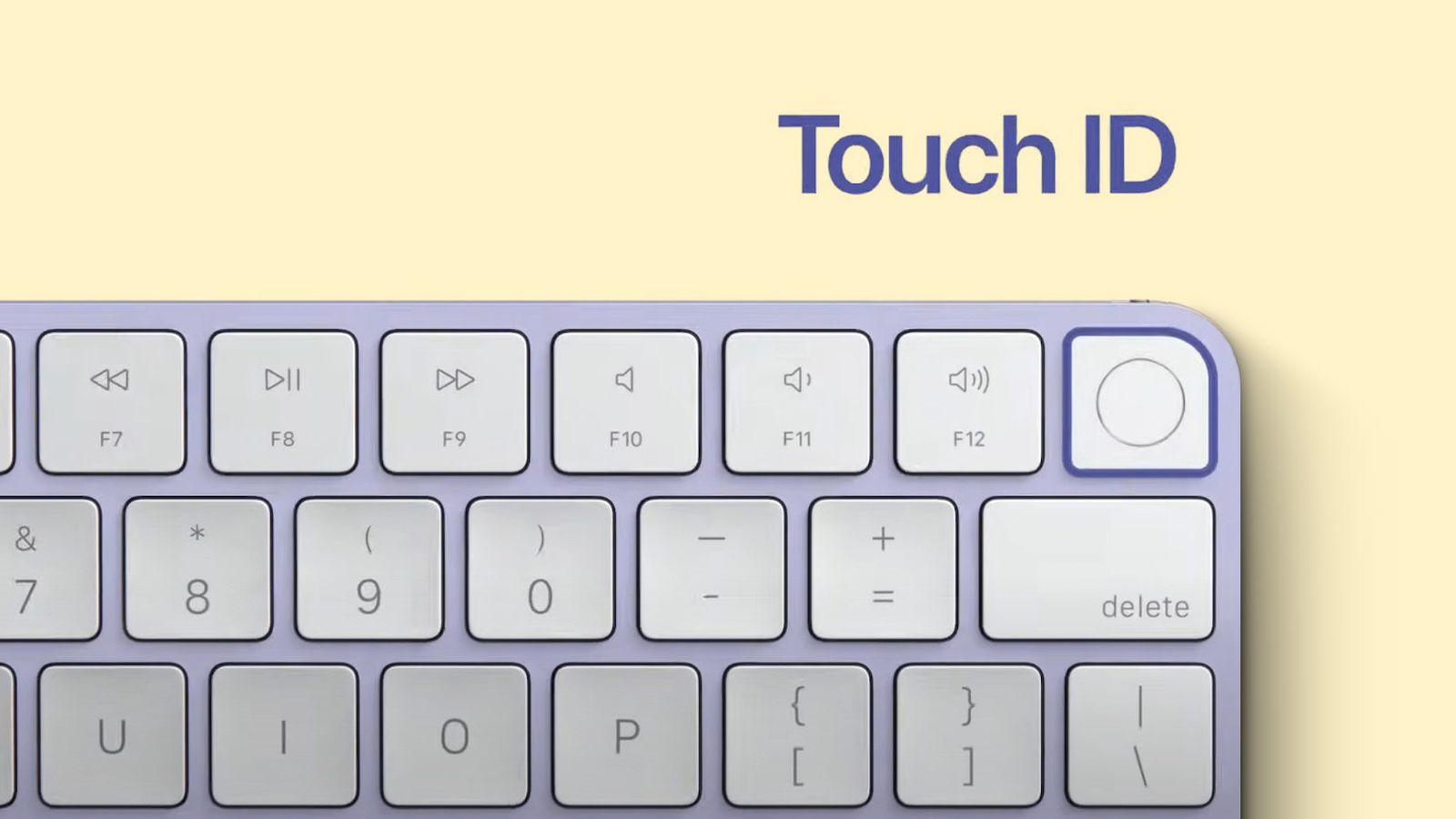 Touch ID máy tính Apple